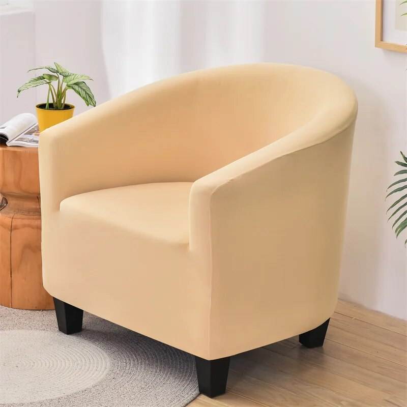 Solid Color Armchair Sofa Cover 🛋️🌟 - Shop All I Want