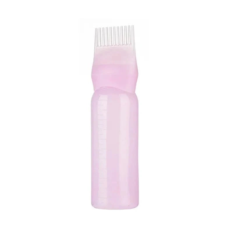 Shop All I Want pink Shop All I Want 💇‍♀️ 180ML Hair Dye Applicator – Easy, Mess-Free Coloring & Styling with Brush Bottle 🎨