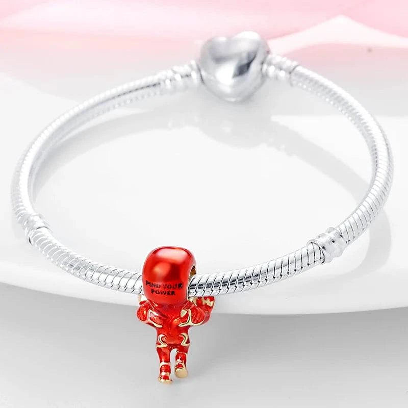 Shop All I Want Shop All I Want 🦸‍♀️ 925 Silver Bead for Pandora, Marvel Jewelry Gift 🎁