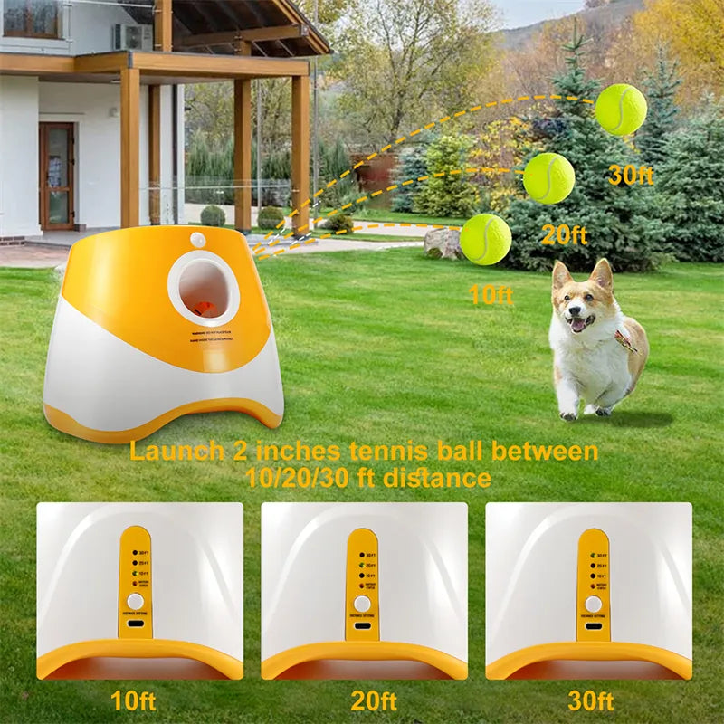 Shop All I Want SHOP ALL I WANT Automatic Dog Tennis Launcher: Interactive Fun! 🎾🐾 #PetToys