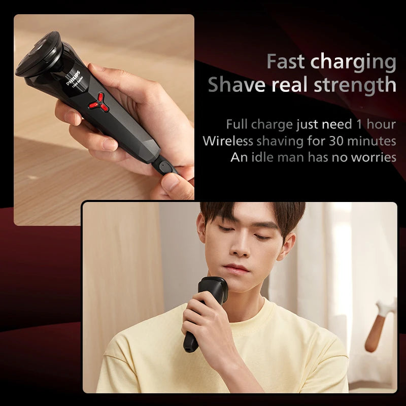 Electric Shaver – Best-Selling USB Interface Razor, Portable Full-Body Water-Washed Shaver for Men 🔌🚿