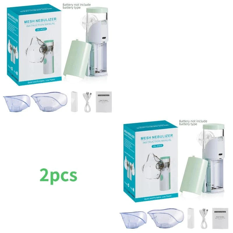 Shop All I Want 2pcs-no battery SHOP ALL I WANT Silent Portable Mini First Aid for Asthma! 🌬️👶