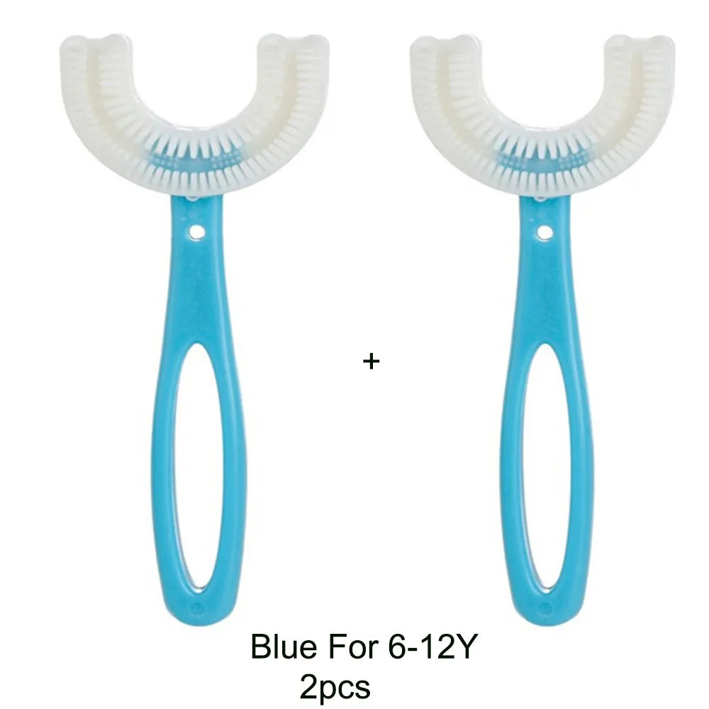 Shop All I Want Blue L 2pcs SHOP ALL I WANT 360 Degree U-shaped Child Toothbrush