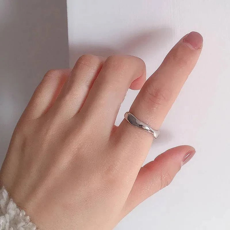 Shop All I Want XZBT086-518 / Resizable SHOP ALL I WANT Sterling Silver Ring