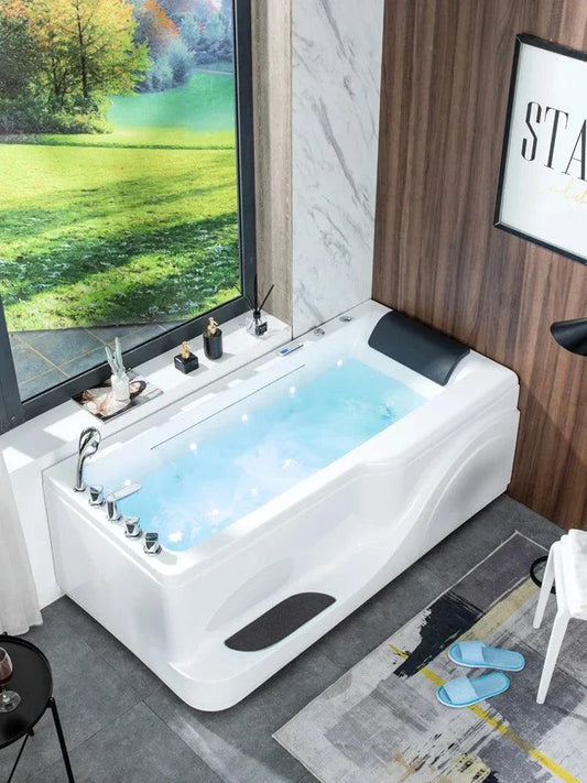 Bathtub with waterfall surf massage feature Bathtub with waterfall surf massage feature Shop All I Want Bathtub with Big Waterfall Surf Massage, Smart Constant Temperature & Transform your bathroom into a luxurious spa experience with this Bathtub with Big Waterfall Surf Massage. Designed for ultimate relaxation, this bathtub features a Shop All I WantShop All I WantBig Waterfall Surf Massage, Smart Constant Temperature & Heating Jacuzzi