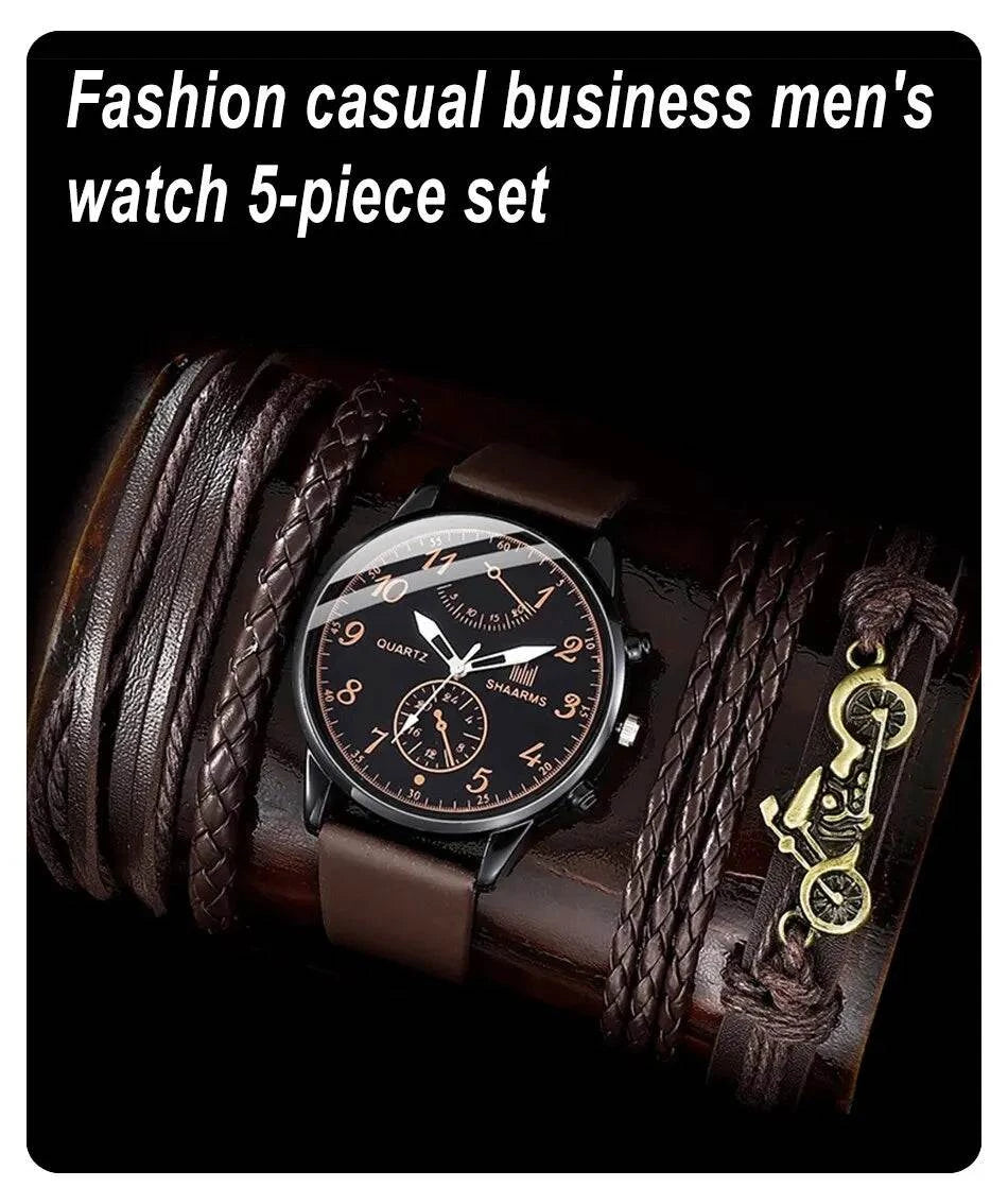 🕰️ New Men’s Fashion Quartz Watch – Top Brand Luxury, Sporty WristwatMen's Wristwatch Discover the perfect blend of luxury and sportiness with the New Men’s Fashion Quartz Watch. Featuring a top brand design and a matching bracelet set, this wristwatcShop All I Want