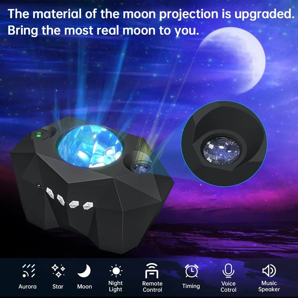 Shop All I Want SHOP ALL I WANT Star Lights Aurora Galaxy Moon Projector