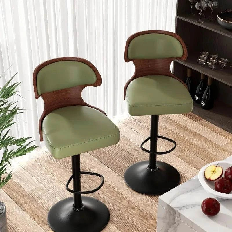 Bar Stools Set of 2, Adjustable Height 24.5-33.5IN, Bentwood Swivel wiAdd a touch of elegance and comfort to your home bar or kitchen with this stylish set of adjustable bar stools. Featuring a sleek bentwood design, each stool swivelsShop All I WantShop All I Want2, Adjustable Height 24