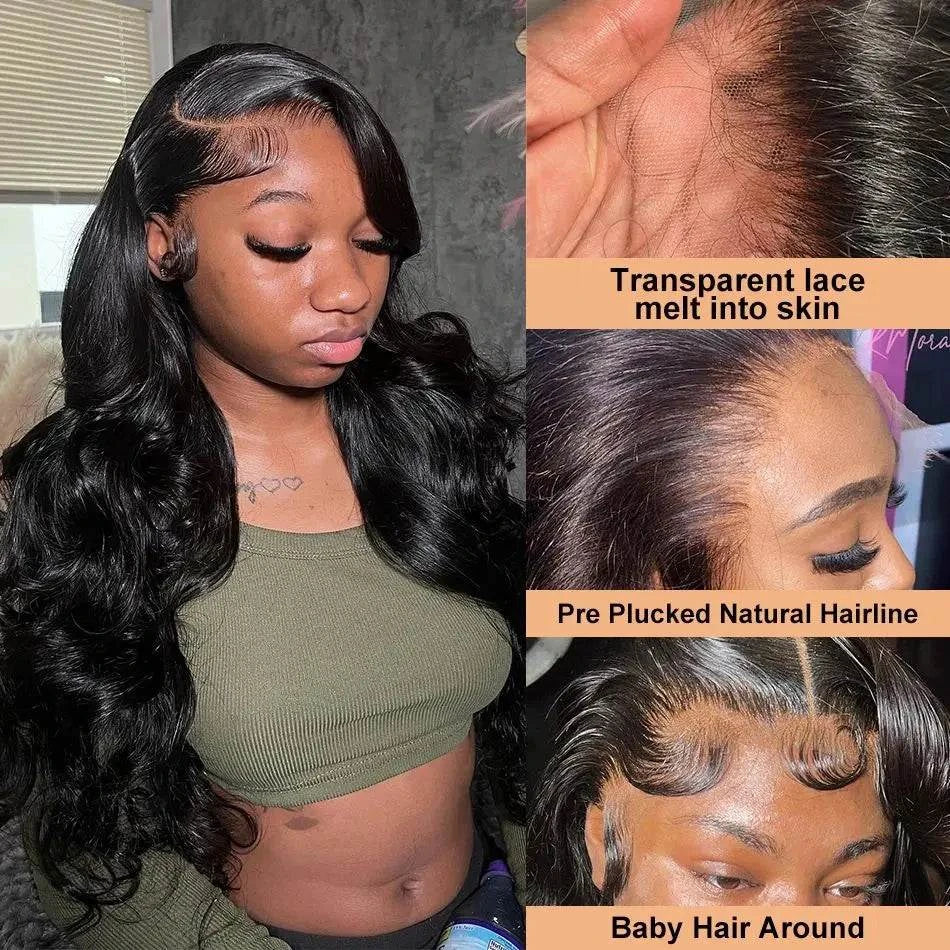 💁‍♀️ HD Lace Front Body Wave Wig – 13x6 Brazilian Hair, Transparent, On Sale, Choice of Bob Styles 🌟 - Shop All I Want