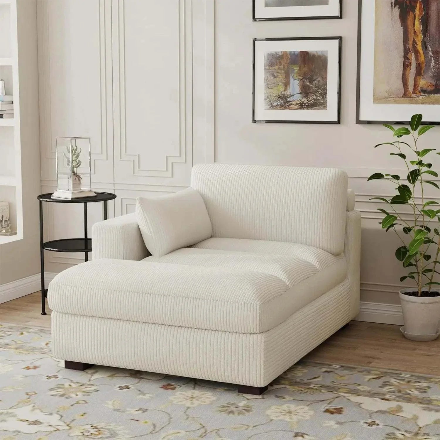 Shop All I Want Comfy Chaise Lounge Chair with Armrest & Cushion - Upholstered ReclineRelax in style with the Comfy Chaise Lounge Chair, designed for ultimate comfort and relaxation. Featuring armrests and a plush cushion, this upholstered recliner soShop All I WantShop All I WantArmrest & Cushion - Upholstered Recliner Sofa 🛋️🌟