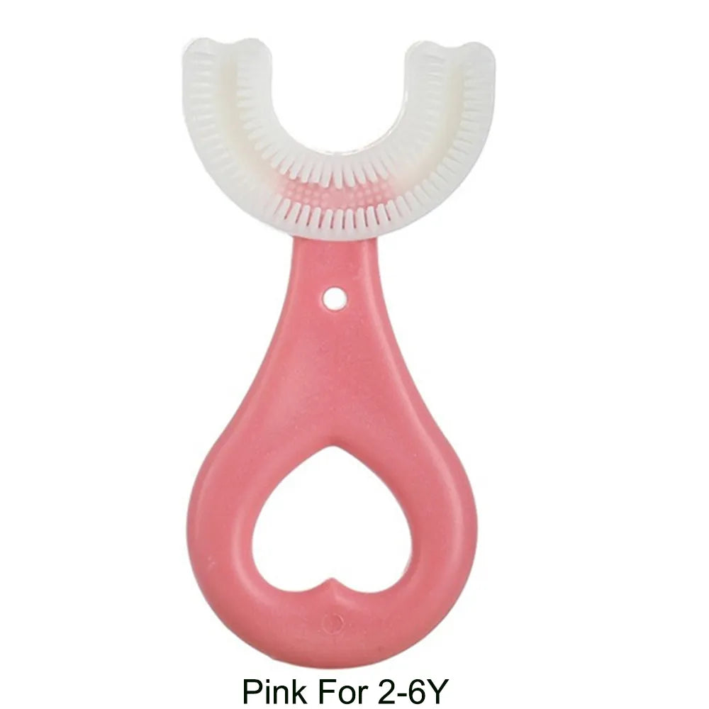 Shop All I Want Pink 2-6T SHOP ALL I WANT 360 Degree U-shaped Child Toothbrush