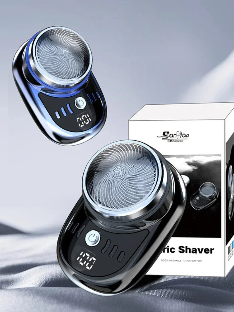 Portable Men's Electric Shaver – USB Rechargeable Mini Razor for Wet & Dry Shaving 🌊🔌