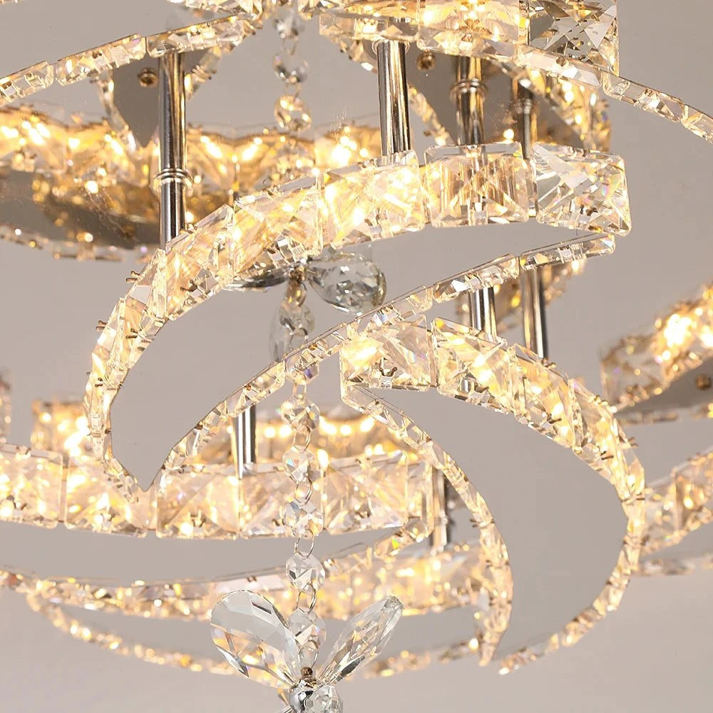 Chandelier Ceiling LampElevate your home decor with this stunning Modern Crystal LED Chandelier Ceiling Lamp. Crafted with crystal body material and a polished finish, this lamp is the perShop All I WantShop All I WantChandelier Ceiling Lamp