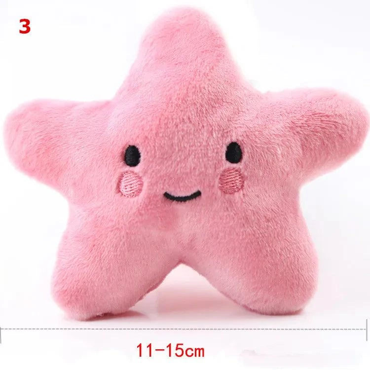 Shop All I Want Pink Star Shop All I Want SqueakJoy Pet Plush Toy 🍎🐾