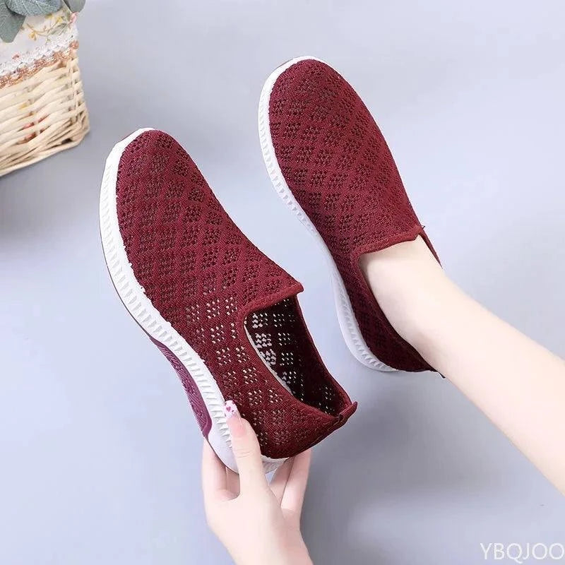 Shop All I Want SHOP ALL I WANT Trendy Mesh Sports Sneakers -Venice breathable flats 🏖️