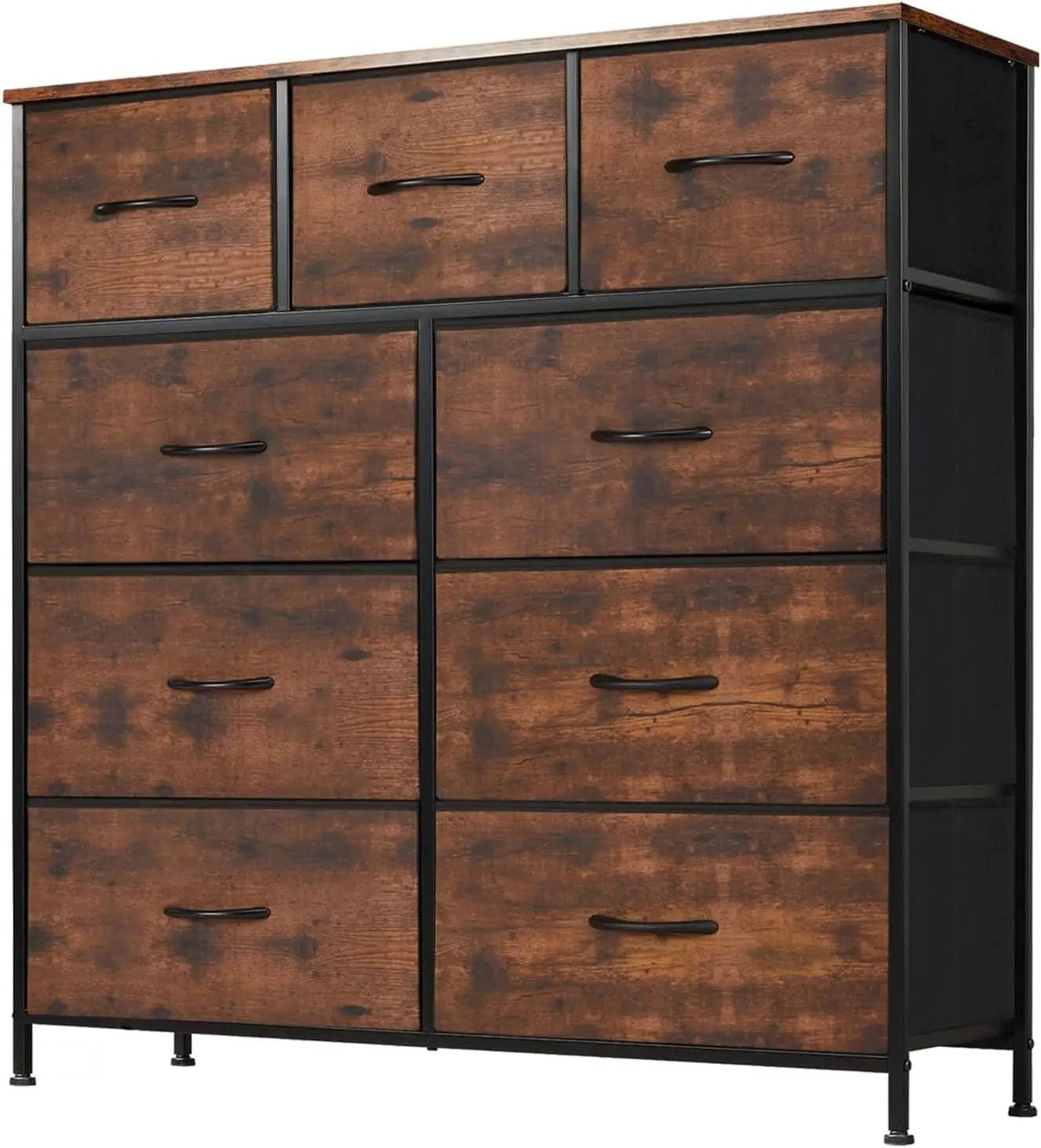 9-Drawer Fabric Dresser for Bedroom | Metal Frame & Wood Top Storage TMaximize your bedroom storage with this sleek 9-Drawer Fabric Dresser. Featuring a metal frame and wood top, this stylish dresser offers ample storage for your clothShop All I WantShop All I Want9-Drawer Fabric Dresser