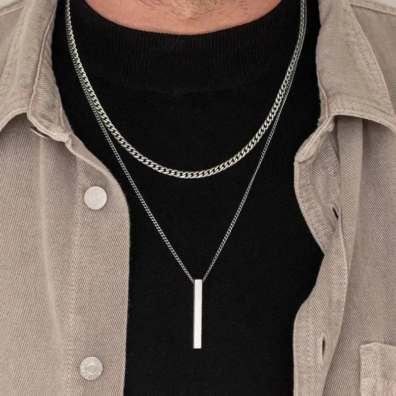 Shop All I Want SHOP ALL I WANT Vertical Bar Necklaces