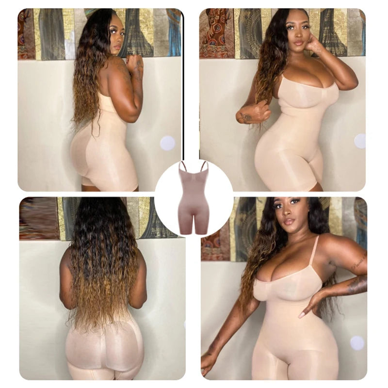 Seamless Body Shaper | Tummy Control Bodysuit for Women 🌟