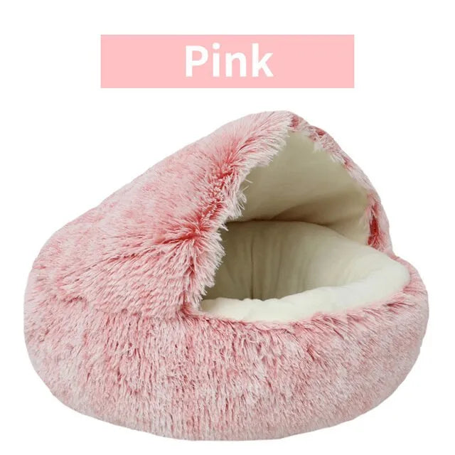 Soft Plush Round Cat or Dog Bed - Shop All I Want