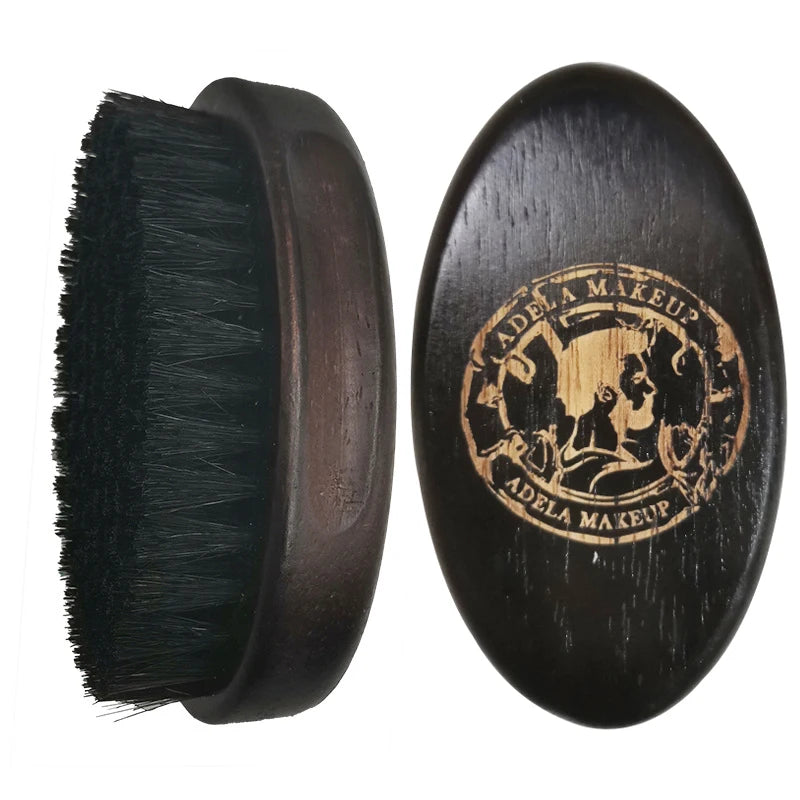 New MAN Hair Brush – Boar Bristle Beard & Shaving Comb for Face Massage and Hair Cleaning 🧔✨