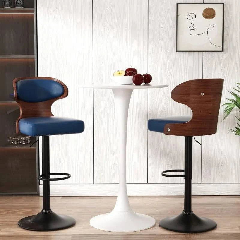 Bar Stools Set of 2, Adjustable Height 24.5-33.5IN, Bentwood Swivel wiAdd a touch of elegance and comfort to your home bar or kitchen with this stylish set of adjustable bar stools. Featuring a sleek bentwood design, each stool swivelsShop All I WantShop All I Want2, Adjustable Height 24