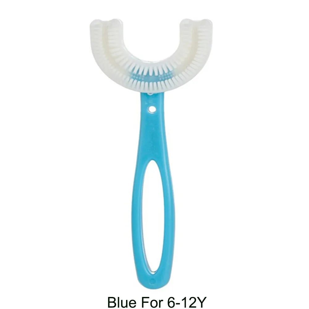 Shop All I Want Blue 6-12T SHOP ALL I WANT 360 Degree U-shaped Child Toothbrush