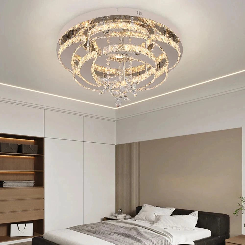 Chandelier Ceiling LampElevate your home decor with this stunning Modern Crystal LED Chandelier Ceiling Lamp. Crafted with crystal body material and a polished finish, this lamp is the perShop All I WantShop All I WantChandelier Ceiling Lamp