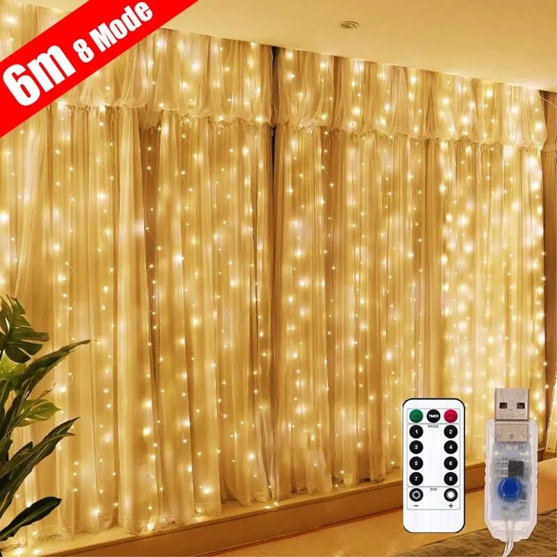 Shop All I Want My Store Super Relaxing Curtain String Lights 🌟🏡