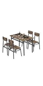 4-Piece Dining Table Set for Small Space - 43.3" Kitchen Table with ChTransform your dining area with the 4-Piece Dining Table Set for Small Space. Perfect for modern home design ideas, this compact set features a 43.3" kitchen table wShop All I WantShop All I Want4-Piece Dining Table Set