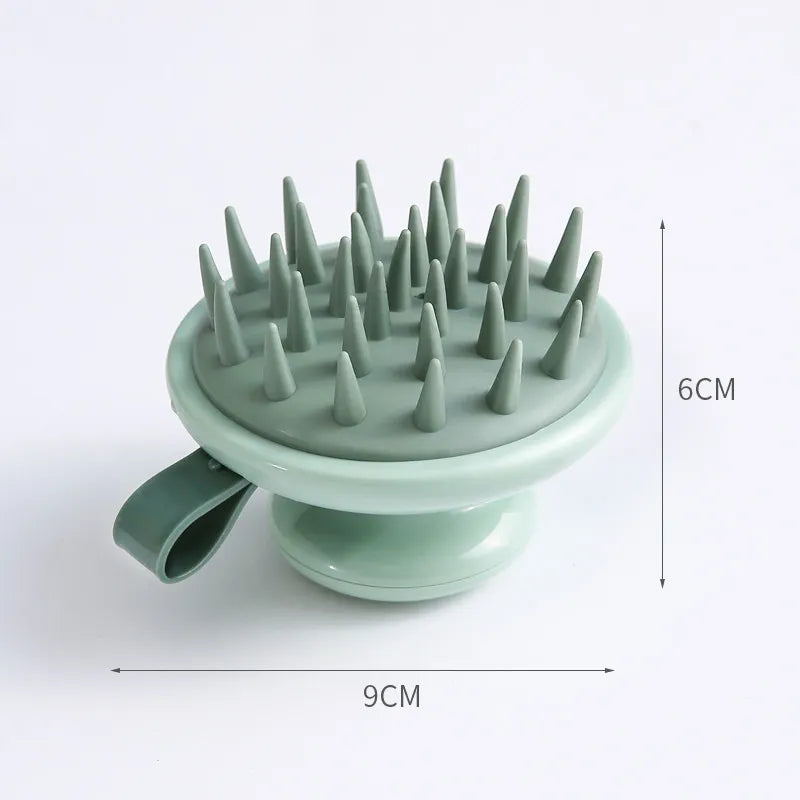 Shop All I Want Green A SHOP ALL I WANT Head Scalp Massage Brush