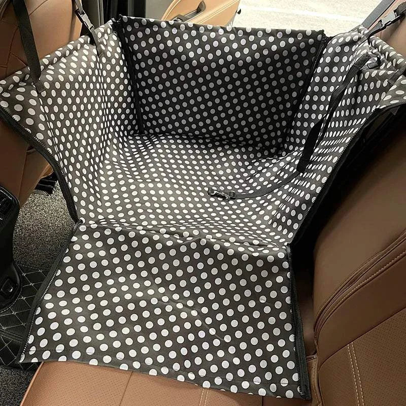 Shop All I Want Black Dot / 60x35x53cm SHOP ALL I WANT Dog Carriers Car Seat Cover