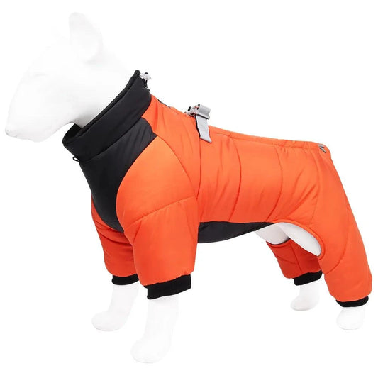 Shop All I Want Orange / S SHOP ALL I WANT Stay Stylish and Warm: Reflective, waterproof, windproof winter jacket for French Bulldogs! 🐾❄️