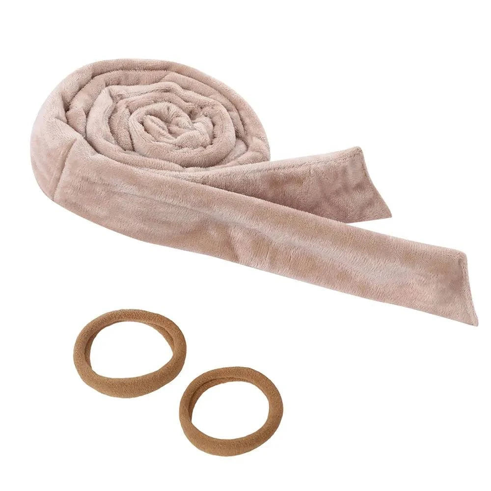 Shop All I Want 1-Light tan / CHINA Shop All I Want 💁‍♀️ Heatless Curling Rod Headband – Soft, No-Heat Hair Rollers for Effortless Curls While Sleeping 🌙