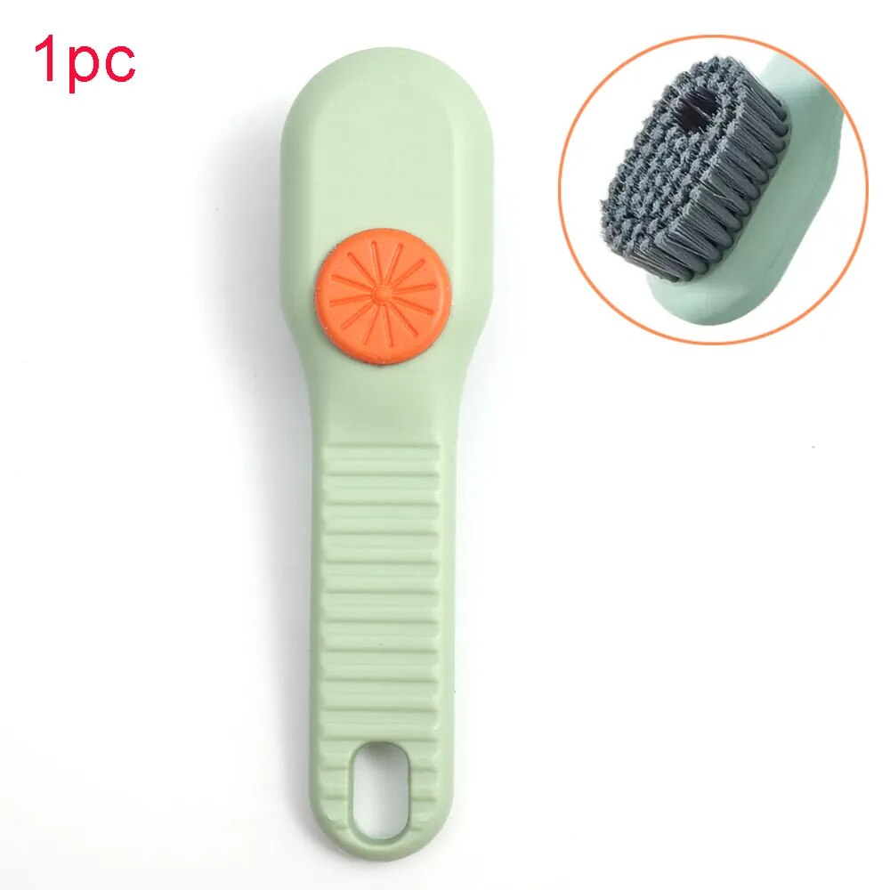 Shop All I Want Green- 1pc SHOP ALL I WANT Automatic Liquid Dispensing Cleaning Brush