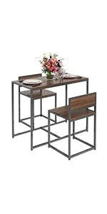 4-Piece Dining Table Set for Small Space - 43.3" Kitchen Table with ChTransform your dining area with the 4-Piece Dining Table Set for Small Space. Perfect for modern home design ideas, this compact set features a 43.3" kitchen table wShop All I WantShop All I Want4-Piece Dining Table Set