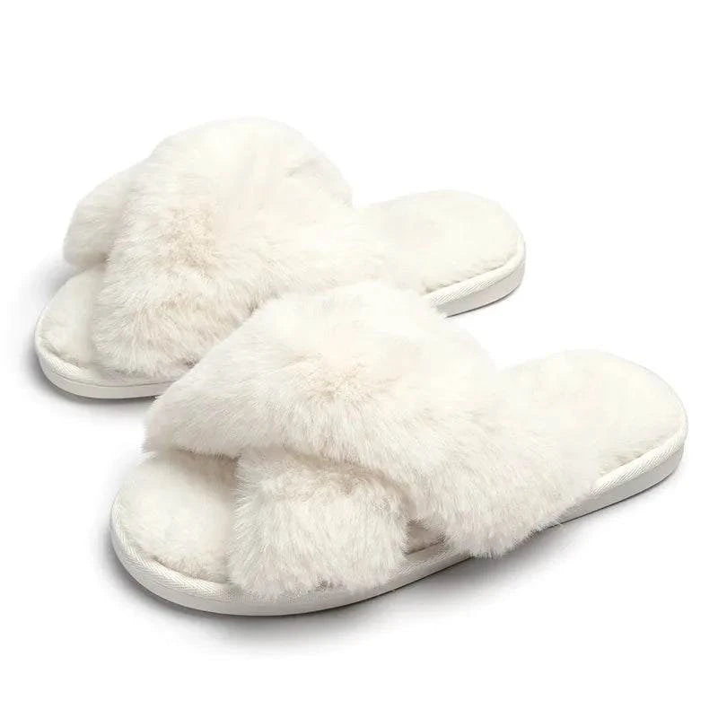 Soft Fuzzy Slippers Soft Plush Slippers - Shop All I Want