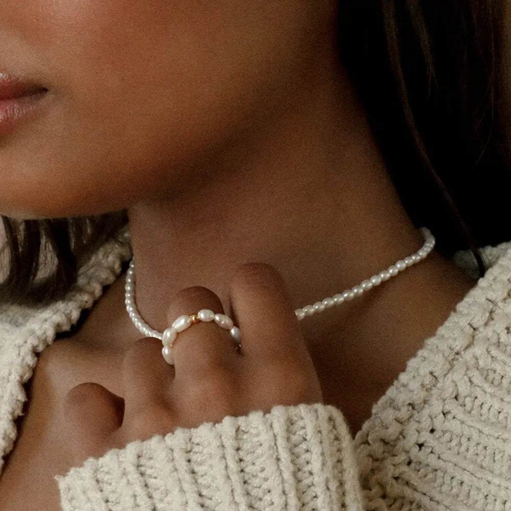 Shop All I Want SHOP ALL I WANT Elegant Pearl Ring 🌟