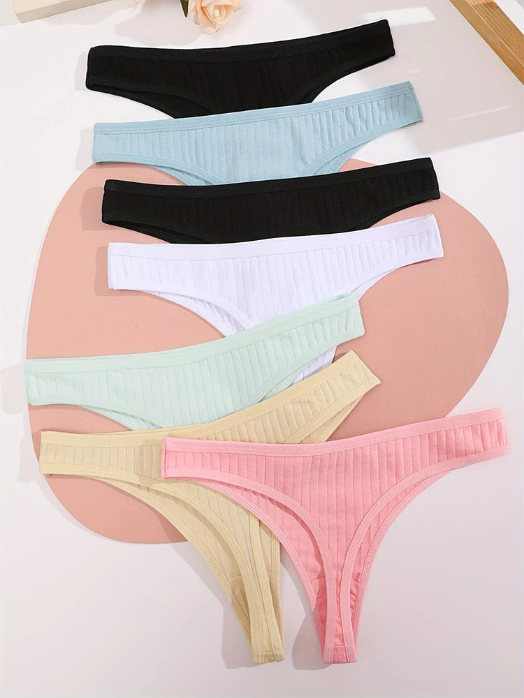 Shop All I Want SHOP ALL I WANT G-String Cotton Panties Set