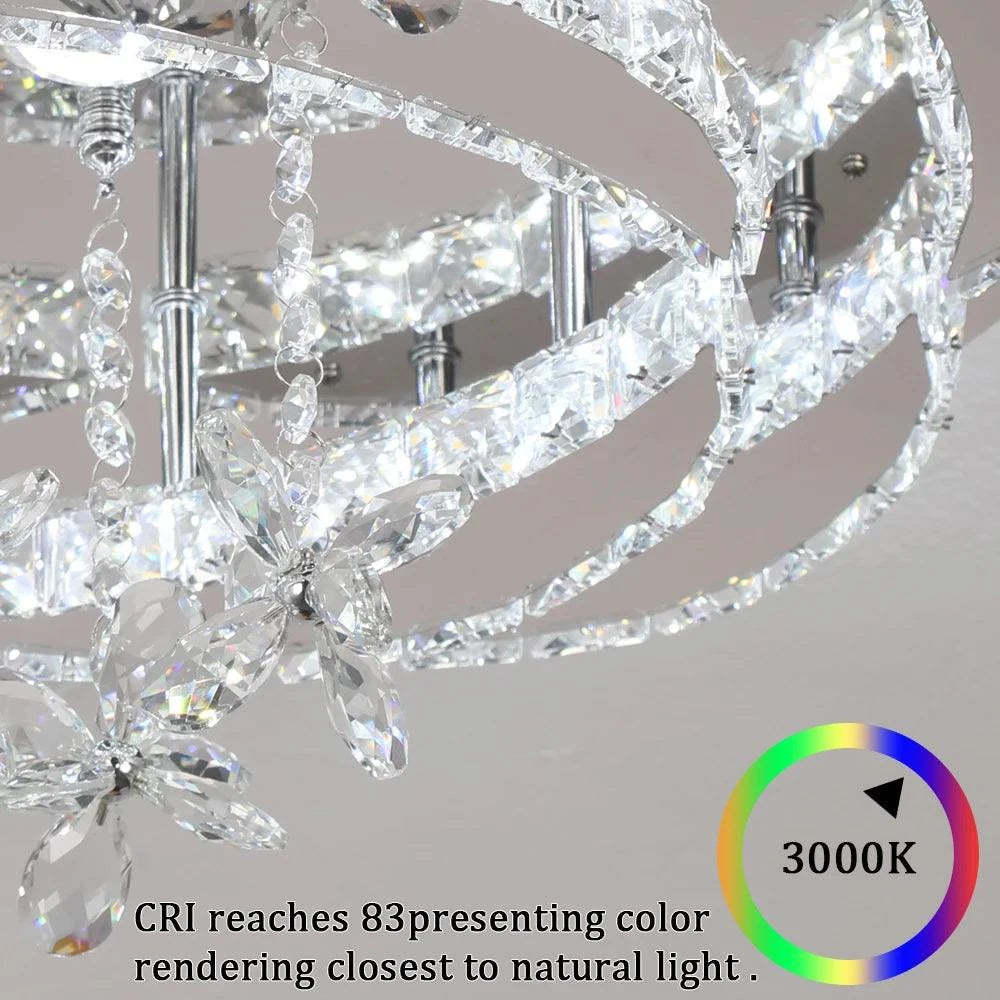 Chandelier Ceiling LampElevate your home decor with this stunning Modern Crystal LED Chandelier Ceiling Lamp. Crafted with crystal body material and a polished finish, this lamp is the perShop All I WantShop All I WantChandelier Ceiling Lamp