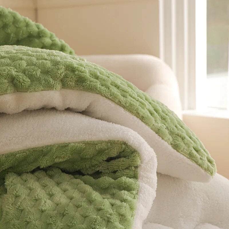 Shop All I Want Shop All I Want Super Warm Faux Cashmere Bed Blanket 🛌🍂