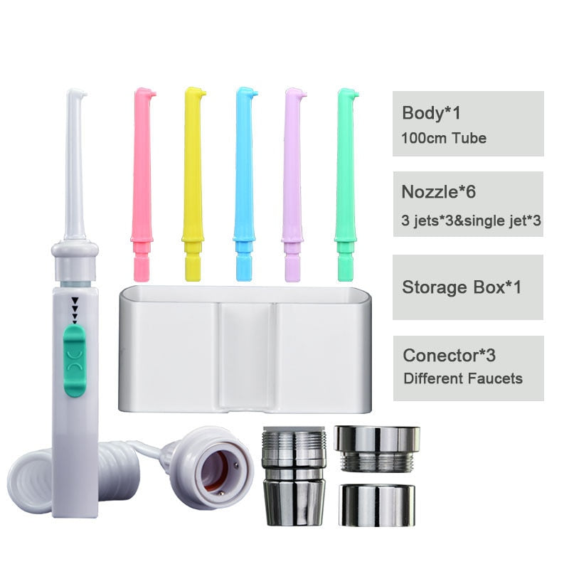 Shop All I Want 6 Nozzles Type SHOP ALL I WANT Portable Dental Water Flosser