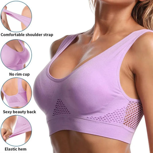 Shop All I Want SHOP ALL I WANT Seamless Breathable Women Sports Bra