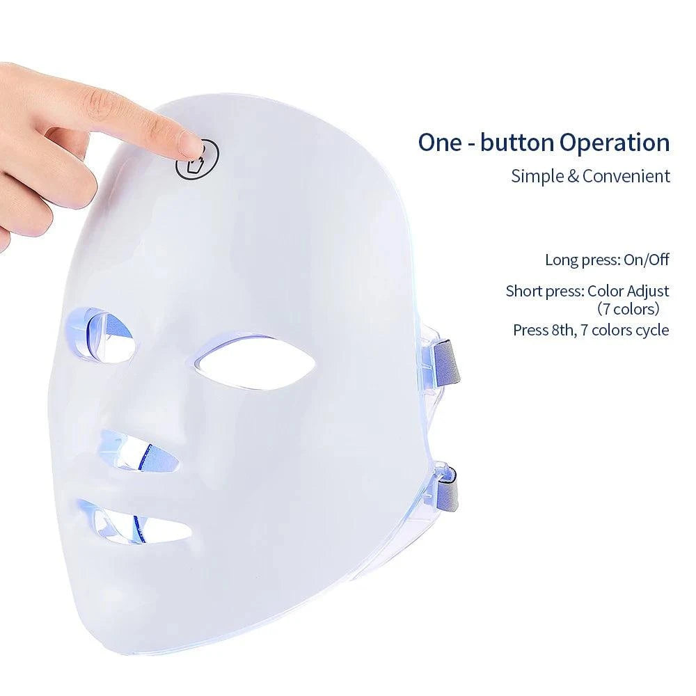 LED Light Therapy Mask for Skin Rejuvenation and Anti- Aging