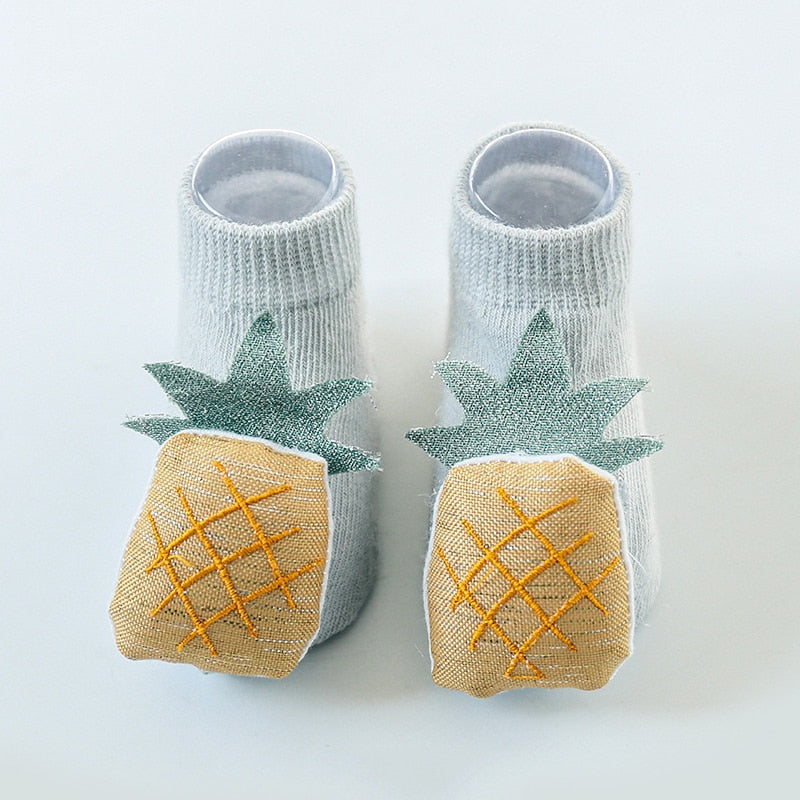 Shop All I Want Pineapple / XS(0-6M) SHOP ALL I WANT Baby Dino Socks 🦖