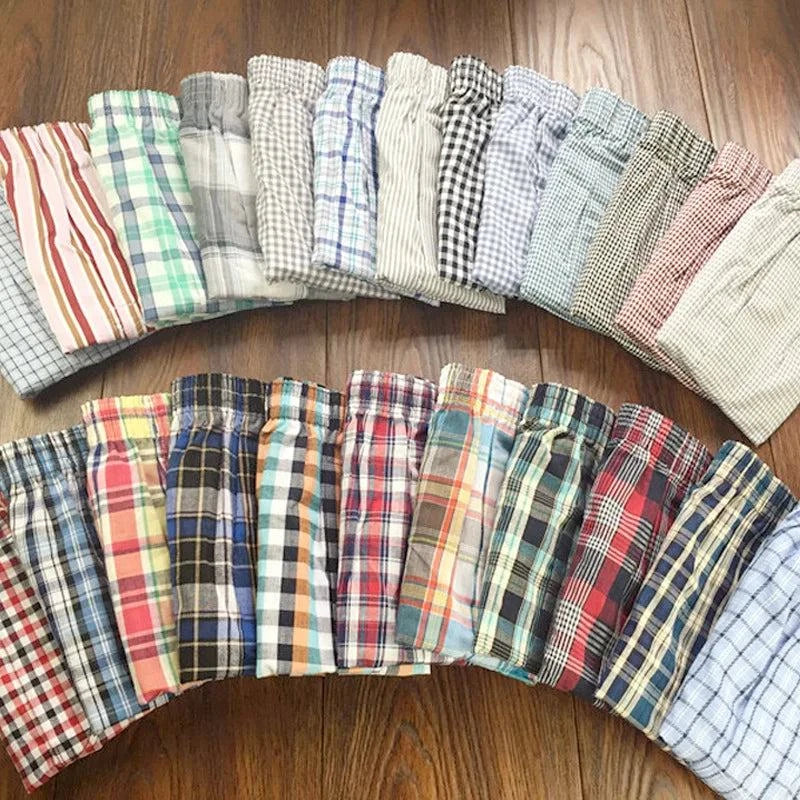 Shop All I Want SHOP ALL I WANT 👖 3-10PCS Cotton Boxer Shorts – Soft, Large Size Underwear for Men, Comfortable Pajamas 🌙