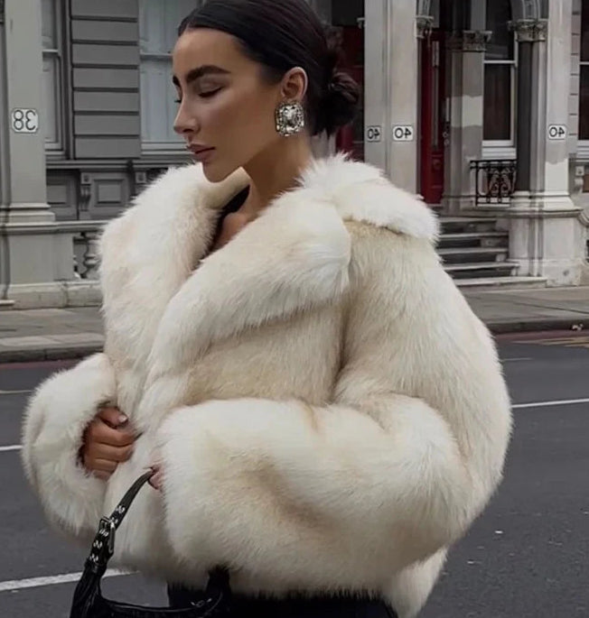 Shop All I Want SHOP ALL I WANT Fluffy Fur Jacket