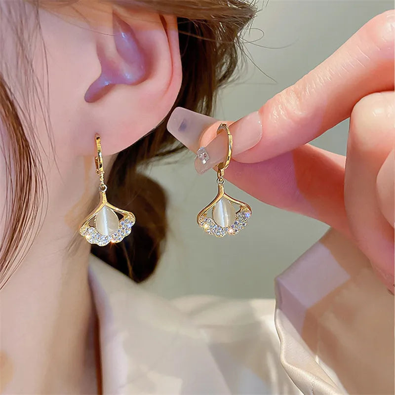 Shop All I Want 12 SHOP ALL I WANT French Gold Pearl Earrings 🌸 #KoreanFashion