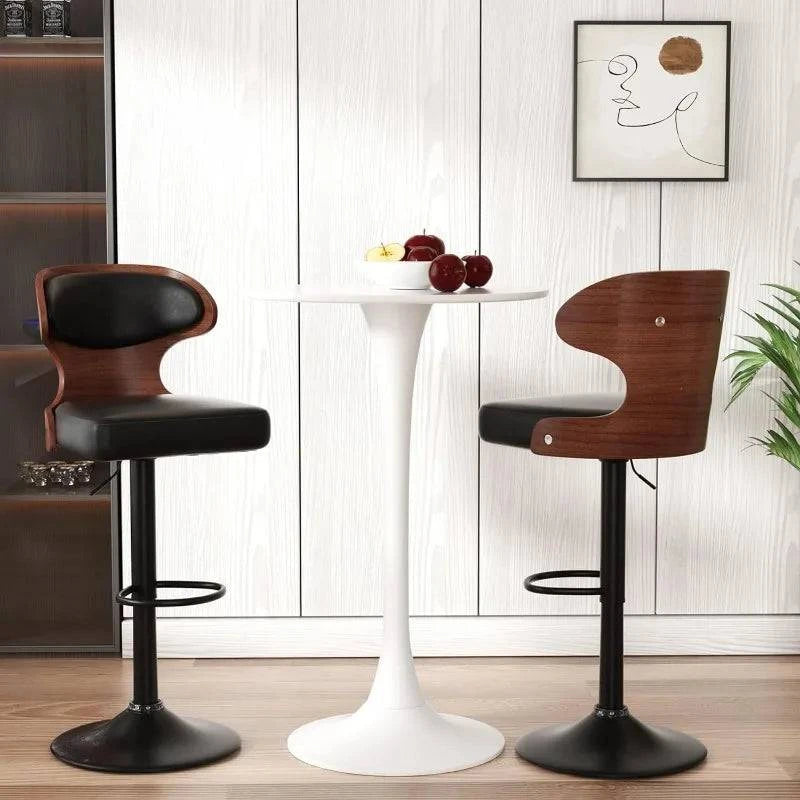 Bar Stools Set of 2, Adjustable Height 24.5-33.5IN, Bentwood Swivel wiAdd a touch of elegance and comfort to your home bar or kitchen with this stylish set of adjustable bar stools. Featuring a sleek bentwood design, each stool swivelsShop All I WantShop All I Want2, Adjustable Height 24