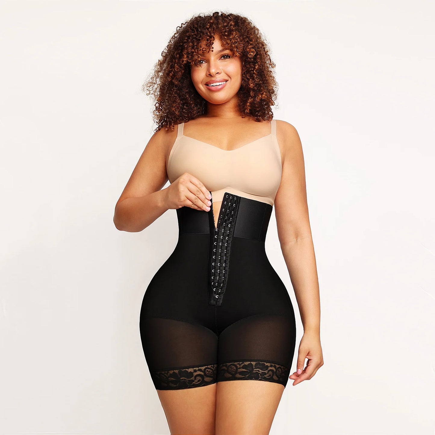 High Waist Body Shaper Corset: Waist Trainer & Butt Lifter! 🍑✨