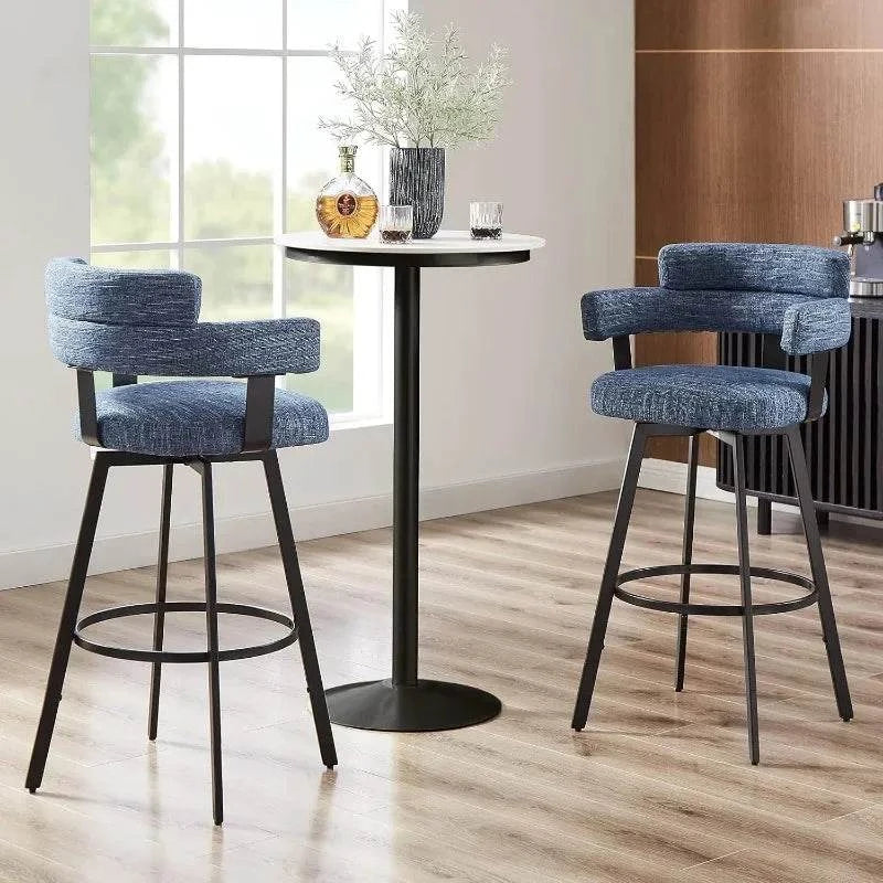 Counter Height Bar Stools with Full Back - Swivel Chairs Set of 2 in GEnhance your bar or kitchen area with these stylish Counter Height Bar Stools. Featuring a full back for added comfort and support, these swivel stools are perfect fShop All I WantShop All I WantFull Back - Swivel Chairs Set